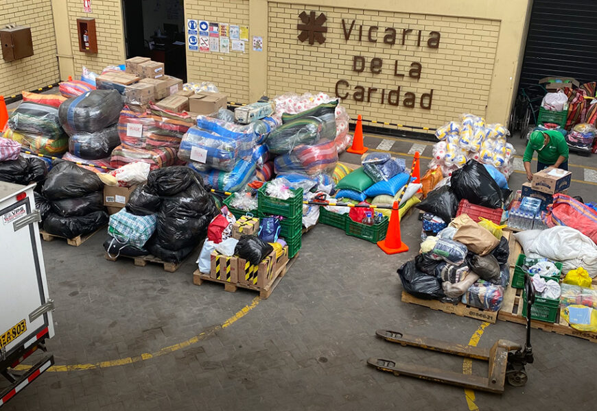Parroquias de Lima: 14 toneladas en donaciones para el Amazonas